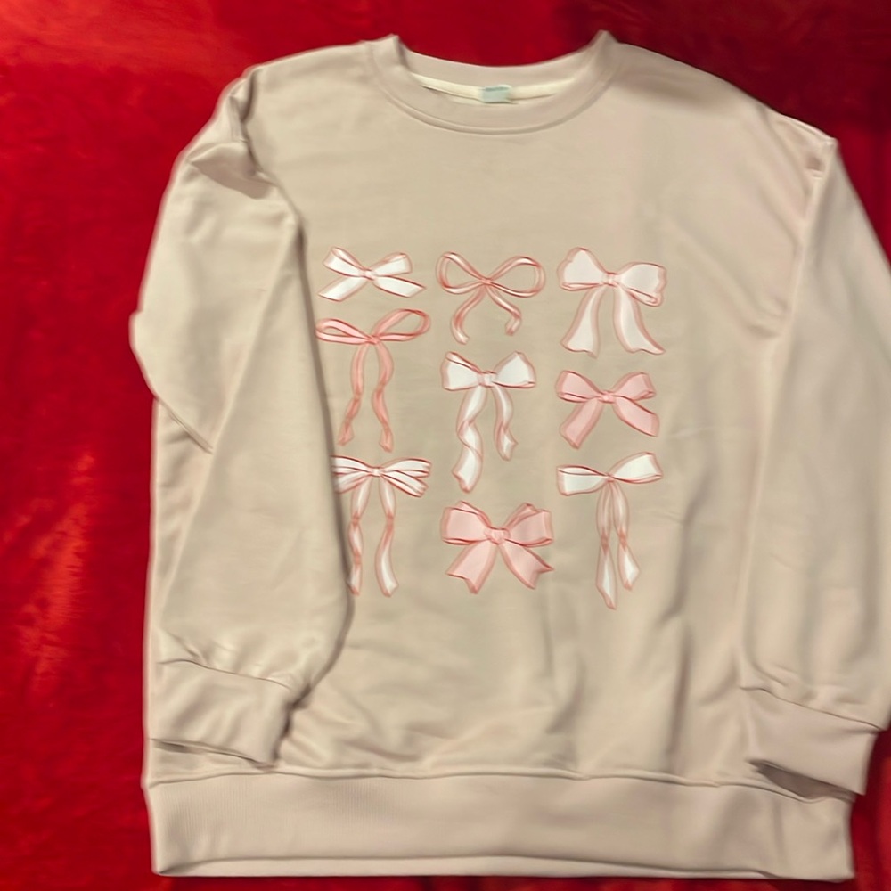 Bow sweatshirt
